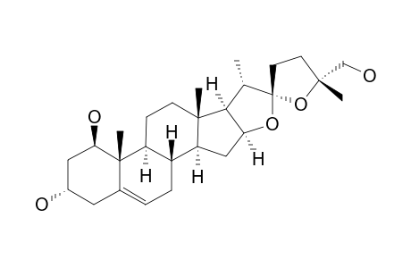 TUPSIGENIN;1-BETA,3-ALPHA,26-TRIHYDROXY-FUROSPIROSTAN-5-ENE