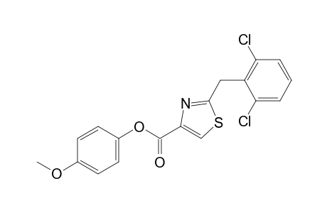 2-(2,6-dichlorobenzyl)-4-thiazolecarboxylic acid, p-methoxyphenyl ester