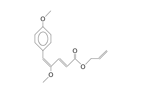 (2E,4Z)-4-Methoxy-5-(4-methoxy-phenyl)-penta-2,4-dienoic acid, allyl ester