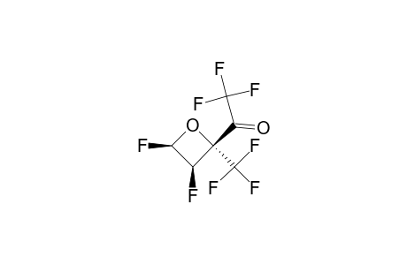 2-TRIFLUOROMETHYL-2-TRIFLUOROACETYL-3,4-DIFLUORO-OXETANE-#1