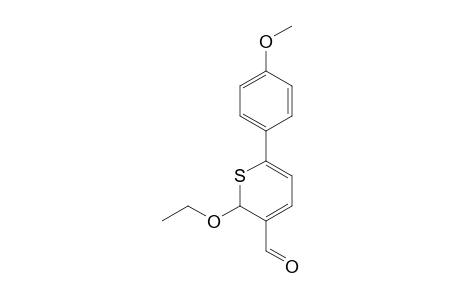 2-ETHOXY-6-(4-METHOXYPHENYL)-2H-THIOPYRAN-3-CARBALDEHYDE