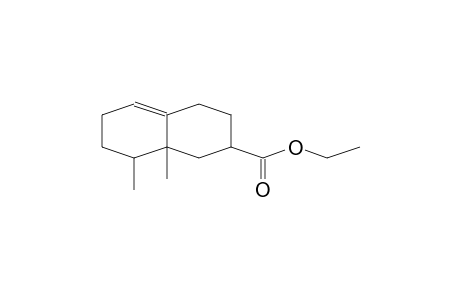 2-NAPHTHALENECARBOXYLIC ACID, 1,2,3,4,6,7,8,8A-OCTAHYDRO-8,8A-DIMETHYL-ETHYL ESTER