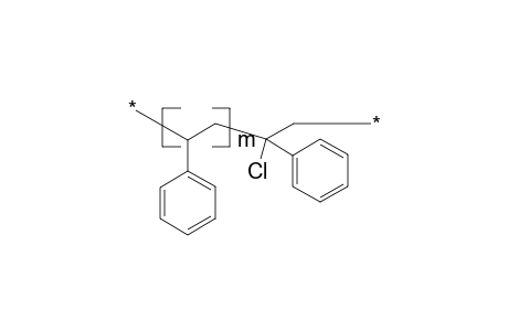 Alpha-chlorinated polystyrene