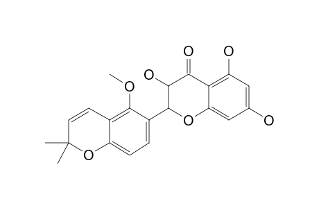 3,5,7-TRIHYDROXY-2'-METHOXY-6,6-DIMETHYL-PYRANYL-[3',4'-A]-FLAVANONOL