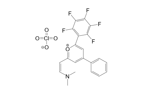 2-[2-(DIMETHYLAMINO)-VINYL)]-6-PENTAFLUOROPHENYL-4-PHENYLPYRYLIUM_PERCHLORATE