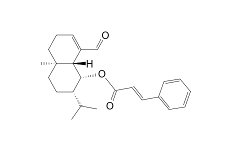 2-Propenoic acid, 3-phenyl-, 8-formyl-1,2,3,4,4a,5,6,8a-octahydro-4a-methyl-2-(1-methylethyl)-1-na phthalenyl ester, [1R-(1.alpha.,2.alpha.,4a.alpha.,8a.beta.)]-