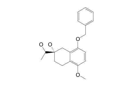 (-)-(2R,1'S)-8-BENZYLOXY-2-(1'-HYDROXYETHYL)-5-METHOXY-1,2,3,4-TETRAHYDRONAPHTHALEN-2-OL