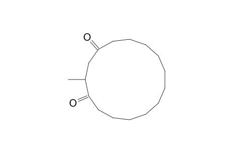 1,4-Cyclopentadecanedione, 2-methyl-, (.+-.)-