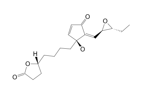 (5-R)-5-[4-[(1-S,5-E)-5-[[(2-S,3-S)-3-ETHYLOXIRAN-2-YL]-METHYLIDENE]-1-HYDROXY-4-OXOCYCLOPENT-2-EN-1-YL]-BUTYL]-DIHYDROFURAN-2-(3-H)-ONE