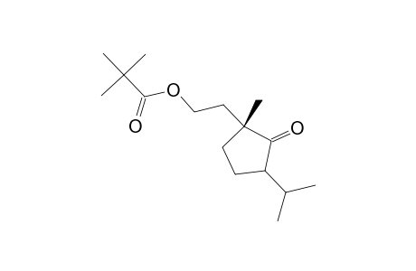 (1R,3R/1R,3S)-2-(3-ISOPROPYL-1-METHYL-2-OXOCYCLOPENTYL)-ETHYL-2,2-DIMETHYLPROPANOATE