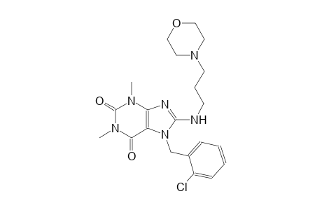 7-(2-chlorobenzyl)-1,3-dimethyl-8-{[3-(4-morpholinyl)propyl]amino}-3,7-dihydro-1H-purine-2,6-dione