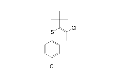 (E)-2-CHLORO-3-(4-CHLOROBENZENESULFENYL)-4,4-DIMETHYL-2-PENTENE