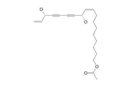 (11S,16S,Z)-11,16-DIHYDROXYOCTADECA-9,17-DIEN-12,14-DIYNYL-ACETATE