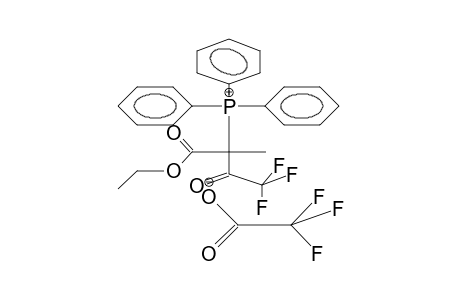 TRIPHENYL(1-ETHOXYCARBONYL-1-TRIFLUOROACETYLETHYL)PHOSPHONIUMTRIFLUOROACETATE