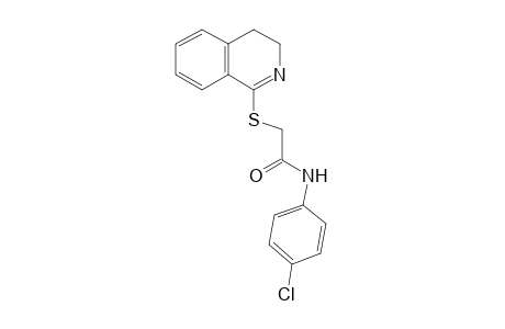 N-(4-Chloro-phenyl)-2-(3,4-dihydro-isoquinolin-1-ylsulfanyl)-acetamide