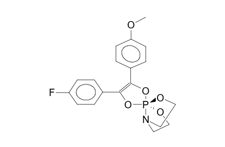 [1-(4-METHOXYPHENYL)-2-(4-FLUOROPHENYL)ETHYNEDIOXY](N,O-DIMETHYLENEAMINOOXY)(N,O'-DIMETHYLENEAMINOOXY)PHOSPHORANE