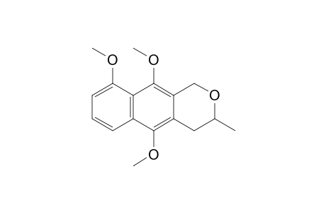 5,9,10-Trimethoxy-3-methyl-3,4-dihydro-1H-benzo[g]isochromene