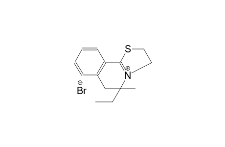 2H,3H,5H,6H-thiazolo[2,3-a]isoquinolinium, 5-ethyl-5-methyl-, bromide