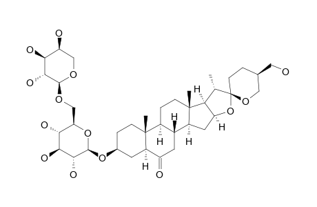 SIEBOLDOGENIN-3-O-ALPHA-L-ARABINOPYRANOSYL-(1->6)-BETA-D-GLUCOPYRANOSIDE