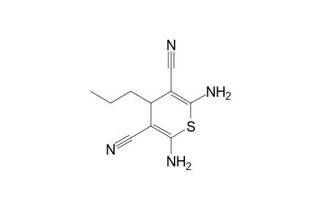 2,6-bis(azanyl)-4-propyl-4H-thiopyran-3,5-dicarbonitrile