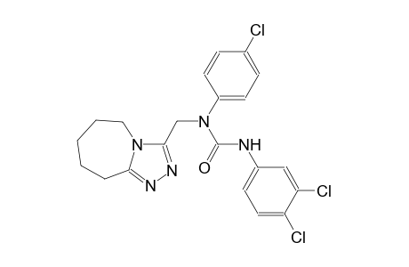 N-(4-chlorophenyl)-N'-(3,4-dichlorophenyl)-N-(6,7,8,9-tetrahydro-5H-[1,2,4]triazolo[4,3-a]azepin-3-ylmethyl)urea