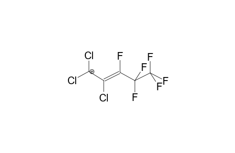 1,1,2-TRICHLOROPERFLUOROPENT-2-ENYL CATION