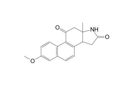 17-Aza-3-methoxy-estra-l,3,5(10),6,8-pentaen-11,16-dione