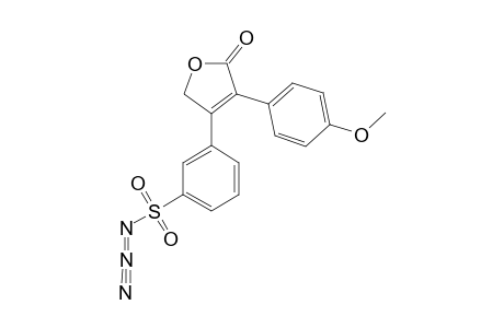 3-(4-METHOXYPHENYL)-4-(3-SULFONYLAZIDOPHENYL)-2(5H)-FURANONE