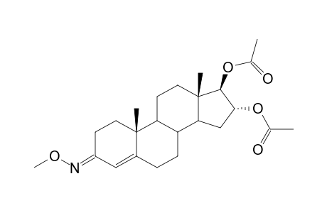 16.ALPHA.-(ACETYLOXY)-3-(METHOXYIMINO)-ANDROST-4-EN-17.BETA.-YL ACETATE