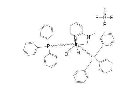 TRANS-[HYDRIDO-(CO)-BIS-(TRIPHENYLPHOSPHINE)-[N,C-2-(DIMETHYLAMINO)-PYRIDINE-1'-YL]-IRIDIUM-(III)]-FLUOROBORATE