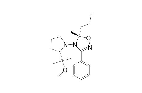 (2'S,5S)-(-)-4-[2-(1-METHOXY-1-METHYLETHYL)-TETRAHYDRO-1H-1-PYRROLYL]-5-METHYL-3-PHENYL-5-PROPYL-4,5-DIHYDRO-1,2,4-OXADIAZOLE