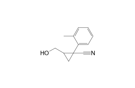 2-Cyano-1-(hydroxymethyl)-2-(o-tolyl)cyclopropane