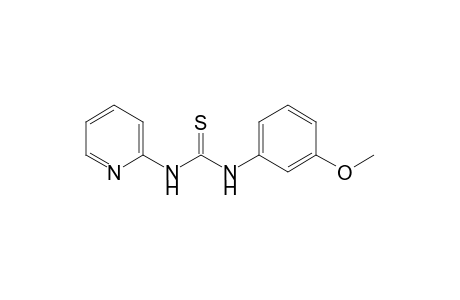 1-(m-methoxyphenyl)-3-(2-pyridyl)-2-thiourea