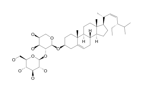 3-BETA-O-[BETA-D-GLUCOPYRANOSYL-(1->2)-ALPHA-L-ARABINOPYRANOSYL]-STIGMASTEROL