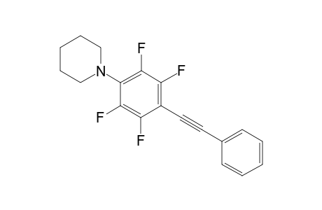 1-(4-PIPERIDINO-2,3,5,6-TETRAFLUOROPHENYL)-2-PHENYLETHYNE