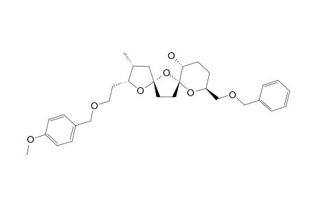 (2R,3R,5S,7R,9S,12R)-9-[(BENZYLOXY)-METHYL]-2-[(4-METHOXYBENZYL)-OXY]-ETHYL-3-METHYL-1,6,8-TRIOXADISPIRO-[4.1.5.2]-TETRADECAN-12-OL