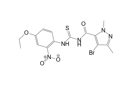 N-[(4-bromo-1,3-dimethyl-1H-pyrazol-5-yl)carbonyl]-N'-(4-ethoxy-2-nitrophenyl)thiourea