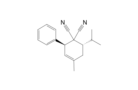 trans-1,1-Dicyano-6-isopropyl-4-methyl-2-phenylcyclohex-3-ene