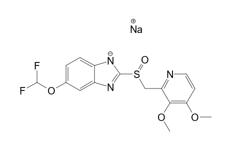 PANTOPRAZOLE-SODIUM;5-(DIFLUOROMETHOXY)-2-[[(3,4-DIMETHOXY-2-PYRIDINYL)-METHYL]-SULFINYL]-1-H-BENZIMIDAZOLE-SODIUM