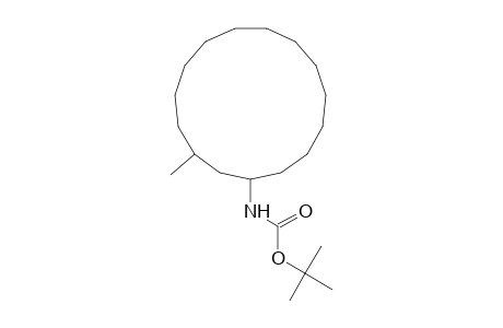 3-Methylcyclopentadecylcarbamic acid, t-butyl ester