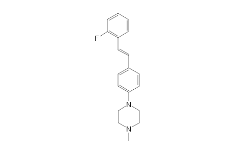 (E)-1-(4-(2-Fluorostyryl)phenyl)-4-methylpiperazine