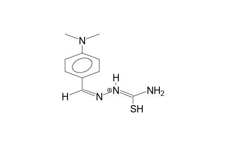 4-DIMETHYLAMINOBENZALDEHYDE, THIOSEMICARBAZONE, PROTONATED