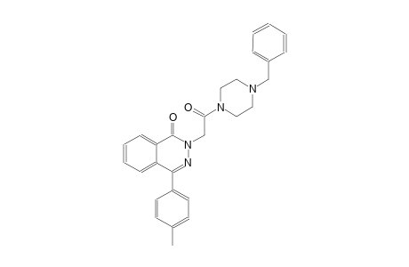 2-[2-(4-benzyl-1-piperazinyl)-2-oxoethyl]-4-(4-methylphenyl)-1(2H)-phthalazinone