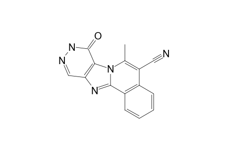 8,9-DIHYDRO-6-METHYL-8-OXOPYRIDAZINO-[4',5':4,5]-IMIDAZO-[2,1-A]-ISOQUINOLINE-5-CARBONITRILE