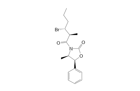 (4R,5S,2'R,3'R)-3-(3'-BROMO-2'-METHYLPENTYL)-5-PHENYL-4-METHYL-2-OXAZOLIDINONE