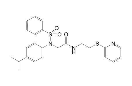 acetamide, 2-[[4-(1-methylethyl)phenyl](phenylsulfonyl)amino]-N-[2-(2-pyridinylthio)ethyl]-