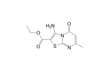 3-Amino-7-methyl-2-ethoxycarbonyl-thiazolo[3,2-a]pyrimidin-5-one