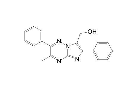 (3-methyl-2,6-diphenyl-7-imidazo[1,2-b][1,2,4]triazinyl)methanol