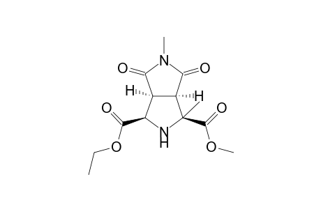 3-Ethyl 1-methyl (1S*,3R*,3aS*,6aR*)-1,5-dimethyl-4,6-dioxooctahydropyrrolo[3,4-c]pyrrole-1,3-dicarboxylate