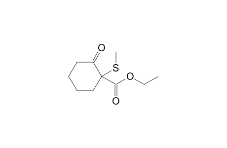 2-(Ethoxycarbonyl)-2-(methylthio)cyclohexanone.